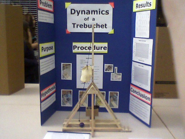 Trebuchet Project A science fai