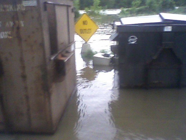 More Trash Dumpsters filled wit