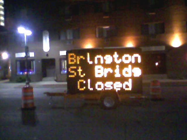 Burlington Bridge Closed Accord