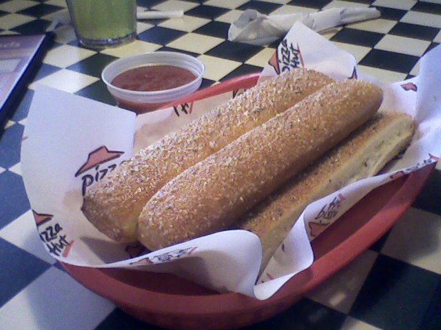 Breadsticks Breadsticks from Pi