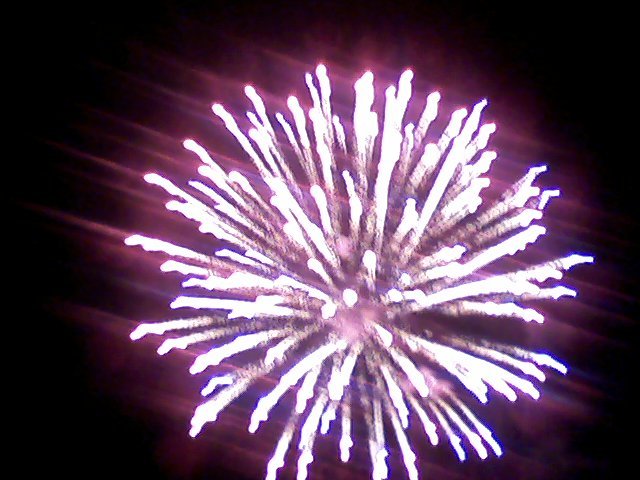 Iowa City Fireworks Pictures of