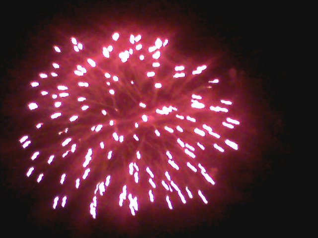 Iowa City Fireworks Pictures of