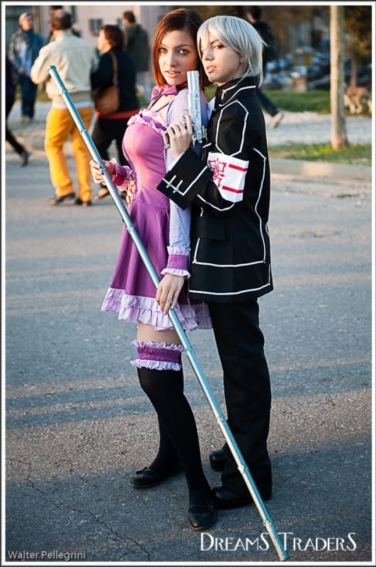 Wallpaper Yuuki Cross And Zero Kiryu Arte Vampire Knight Cosplay Cosplay For Free