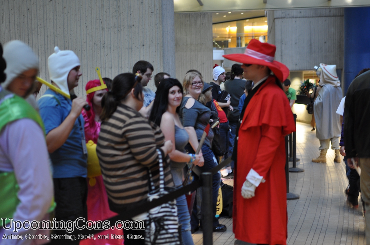 Registration line. 