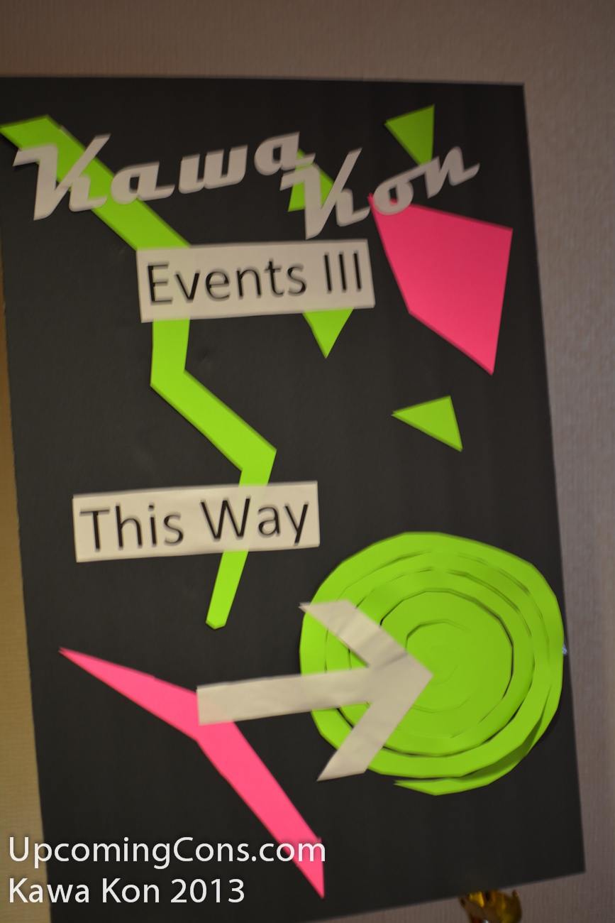 Kawa Kon Events Sign 