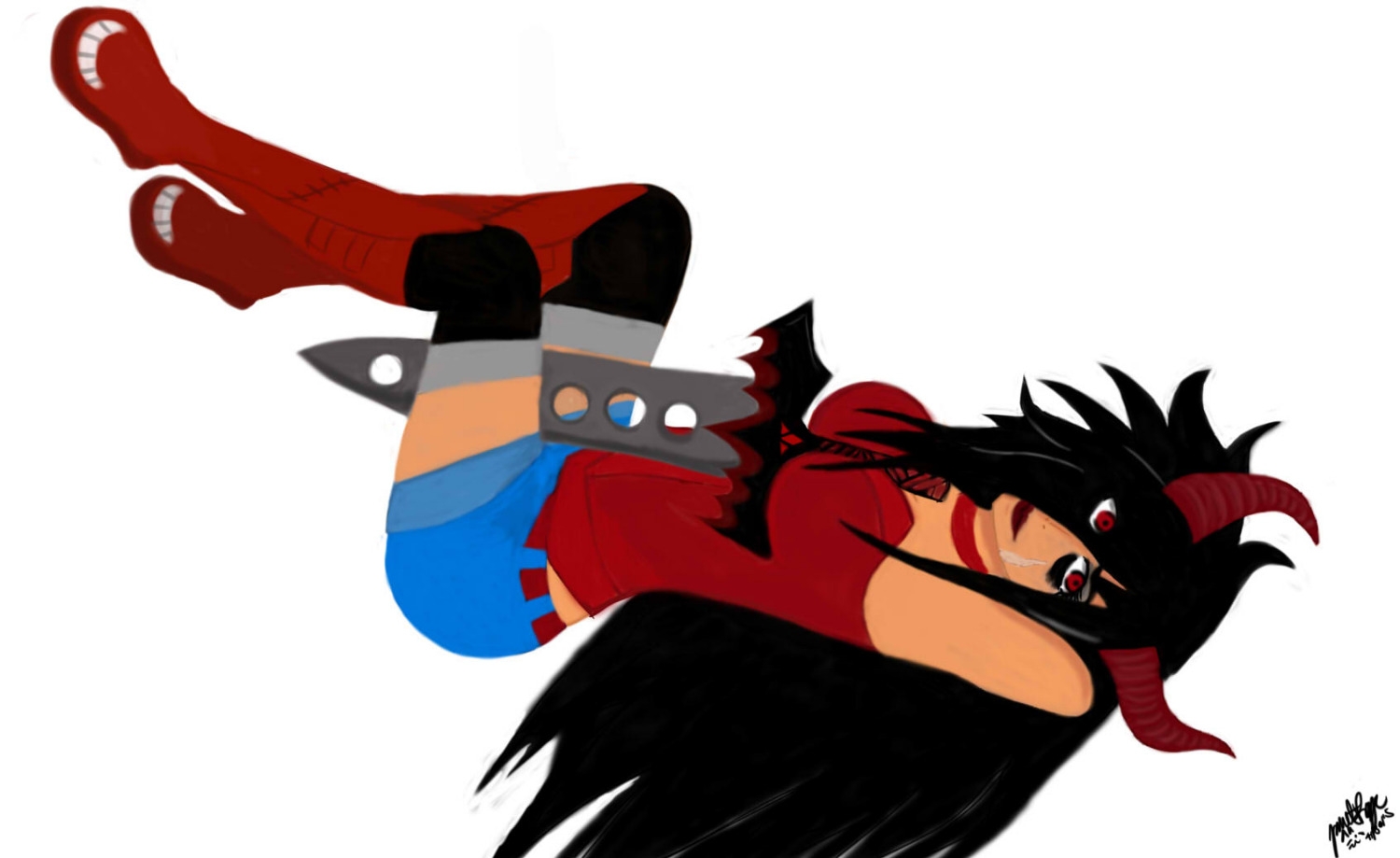 art trade i drew on of my frien
